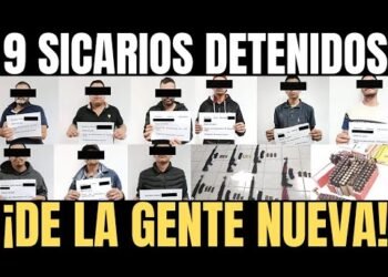 Capturan a 9 SICARIOS de la “GENTE NUEVA SALAZAR” tras colgar manta en SLRC