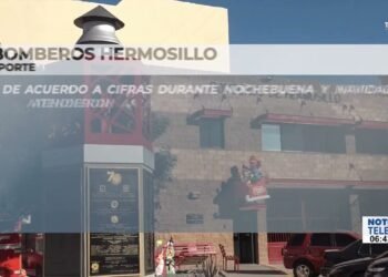Bomberos de Hermosillo atendieron 90 reportes durante fiestas navideñas