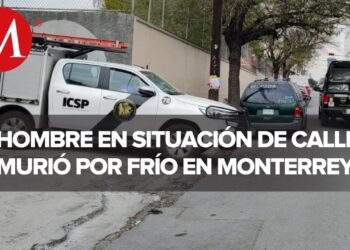 Hombre muere por las bajas temperaturas en Monterrey