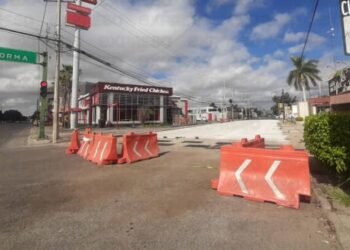 Policía mantiene apoyo en obras de Hermosillo
