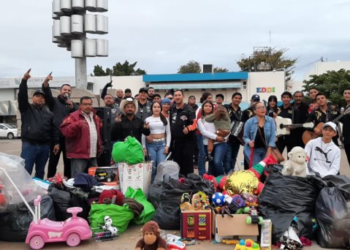 Motociclistas reciben gran respuesta en colecta para la “Comida de Reyes”