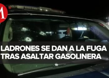 Delincuentes asaltan gasolinera; un policía resulta lesionado tras persecución en Ixtapa, Chiapas