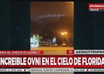 ¡Apareció un increíble OVNI en el cielo de Florida!