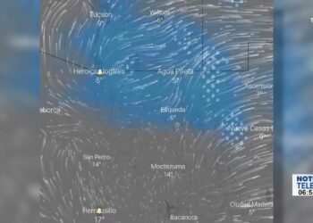 Lluvias, aguanieve y nieve en Sonora