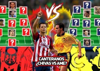 El ÉPICO 11 VS 11 de CANTERANOS HISTÓRICOS de América vs Chivas ¿Quién ENVIDIA a quién?
