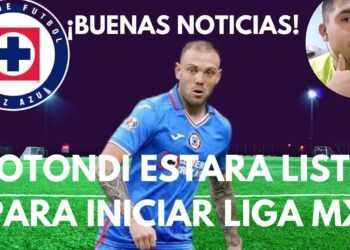 ¡Gran noticia! Rotondi estara listo para arrancar la Liga MX con Cruz Azul