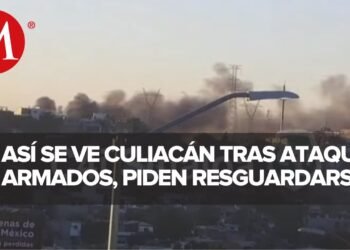 Autoridades comparten imágenes del C4i Sinaloa sobre los enfrentamientos en Culiacán