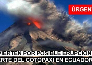 🔴EL VOLCÁN COTOPAXI EN ECUADOR DESPIERTA CON COLUMNAS DE CENIZA DE 2 KILÓMETROS Y PROVOCA SIMULACROS