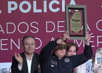 Se entregaron reconocimiento a elementos de Policía Estatal de Seguridad Pública