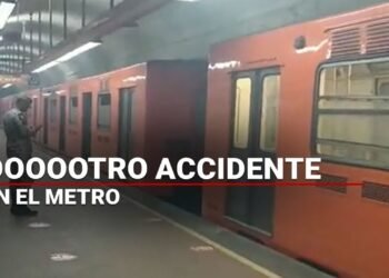 ¡Humo y chispazos! Dos convoy se separaron en la estación Polanco del MetroCDMX.