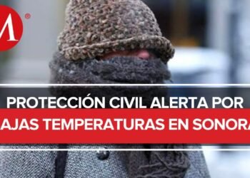 Emiten alerta por cuarta tormenta invernal en Sonora, esperan temperaturas de 14 grados bajos cero