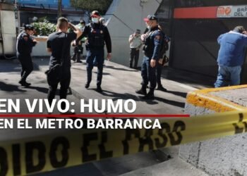#EnVivo | ¡Estación Barranca del muerto se llena de humo! Al parecer hubo corto circuito