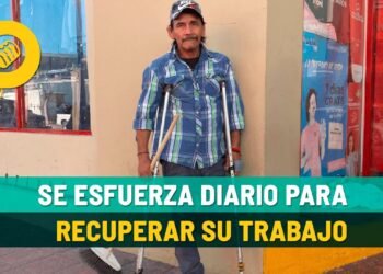 Barre las calles de hermosillo para conseguir una prótesis y recuperar su antiguo trabajo