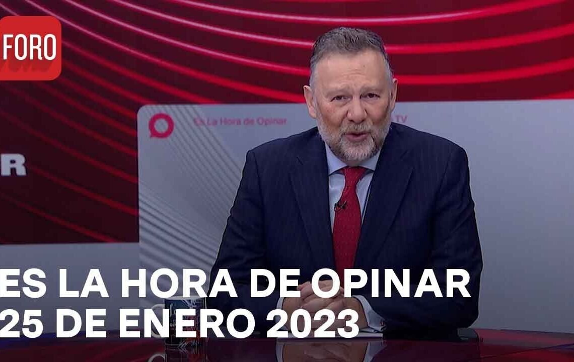 Es La Hora de Opinar – Programa completo: 25 de enero 2023