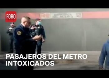 Intoxicados por conato de incendio de la Línea 7 del Metro