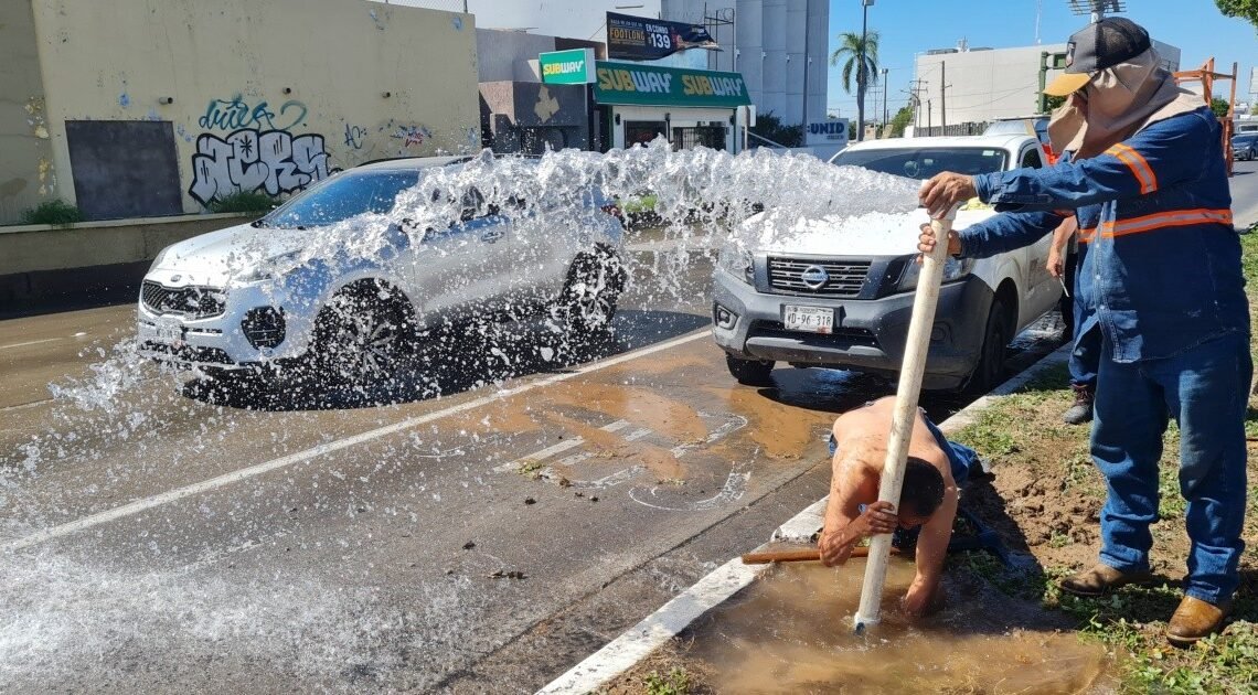 Llegan mil reportes al mes por fugas; quedan pendientes 300: Agua de Hermosillo