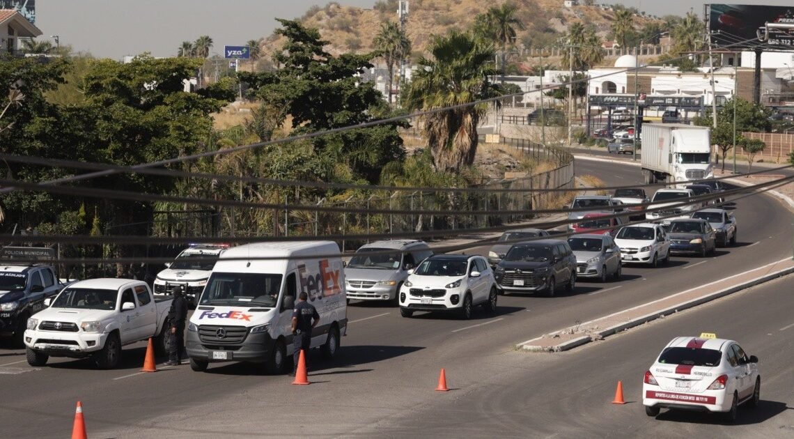 Hermosillo: Policía Municipal instala filtros de seguridad