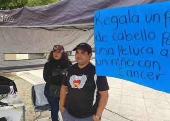 Hermosillo: Realizan donación de cabello para niños con cáncer en Jardín Juárez
