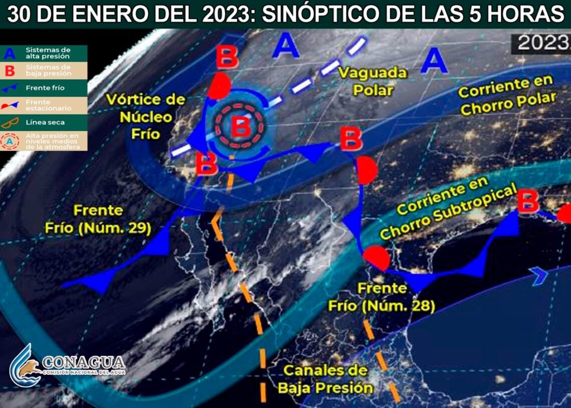 Entrarán tres frentes fríos a Sonora esta semana