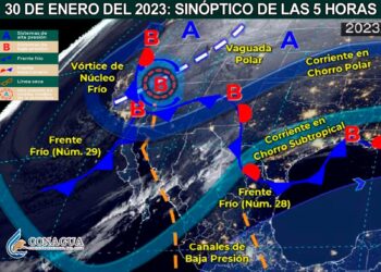 Entrarán tres frentes fríos a Sonora esta semana