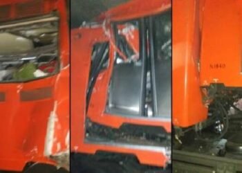 Choque en Línea 3 del Metro deja un muerto, 4 prensados y 16 heridos