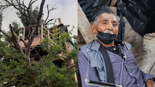 Una infección en el pie impide a Don Manuel trabajar para subsistir Una infección en el pie impide a Don Manuel trabajar para subsistir