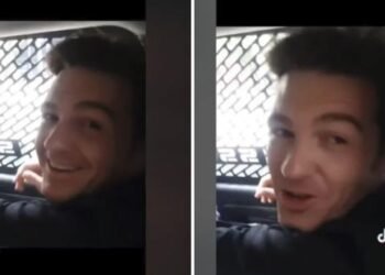 Drake Bell se sube a patrulla con fans y queda grabado en TikTok