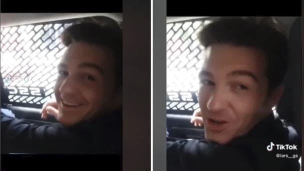 Drake Bell se sube a patrulla con fans y queda grabado en TikTok Drake Bell se sube a patrulla con fans y queda grabado en TikTok