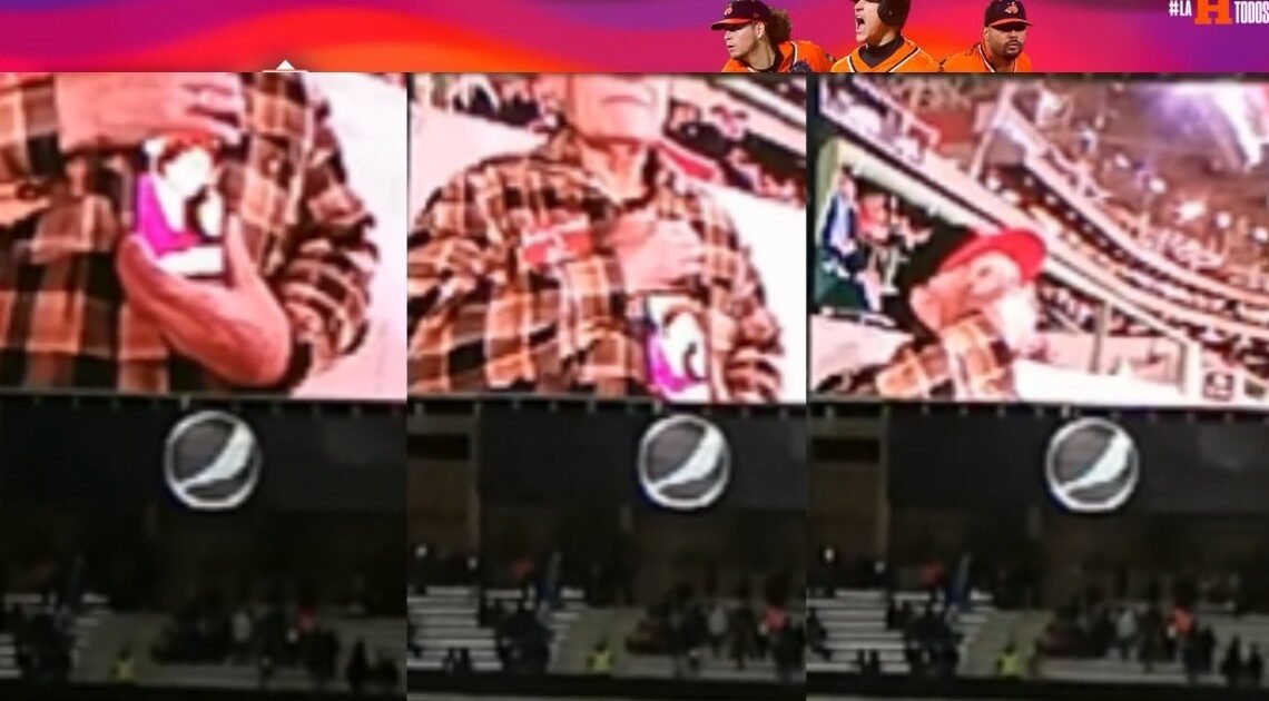 Fan de Naranjeros manda beso al cielo y el estadio Sonora le aplaude conmovido Fan de Naranjeros manda beso al cielo y el estadio Sonora le aplaude conmovido