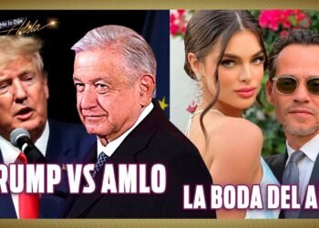 TRUMP se BURLA de AMLO; MARC ANTHONY se casa con NADIA FERREIRA