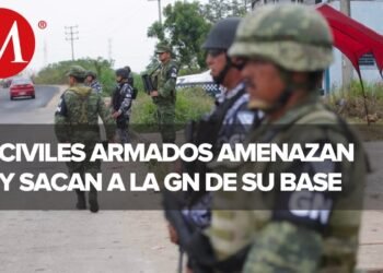Guardias Nacionales son sacados de su cuartel en Chiapas por civiles armados