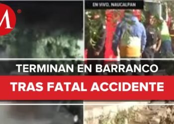 Tres personas fallecen en accidente vial en Naucalpan, Edomex