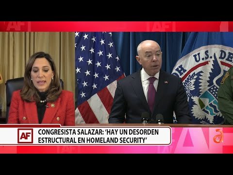 La congresista María Elvira Salazar habló con el Alejandro Mayorkas del futuro del Parole La congresista María Elvira Salazar habló con el Alejandro Mayorkas del futuro del Parole