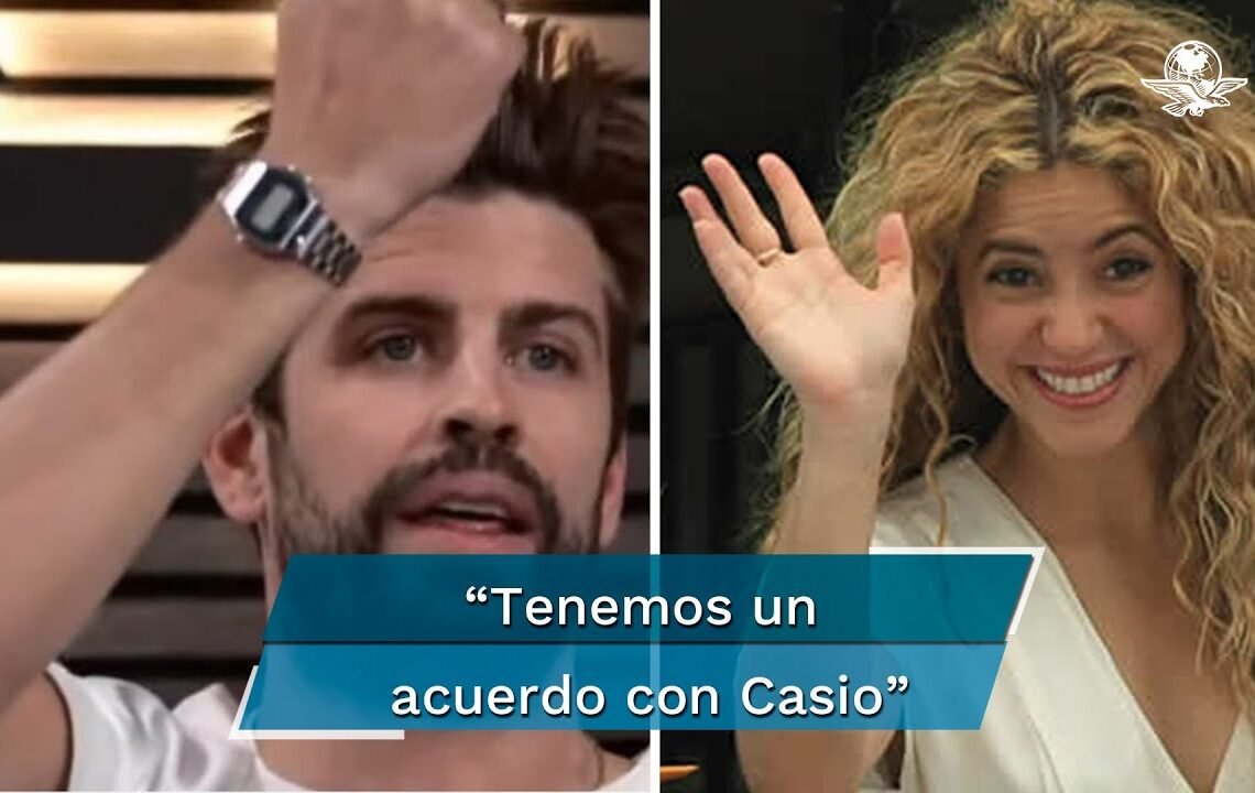 Piqué contraataca a Shakira; anuncia a Casio como nuevo patrocinador