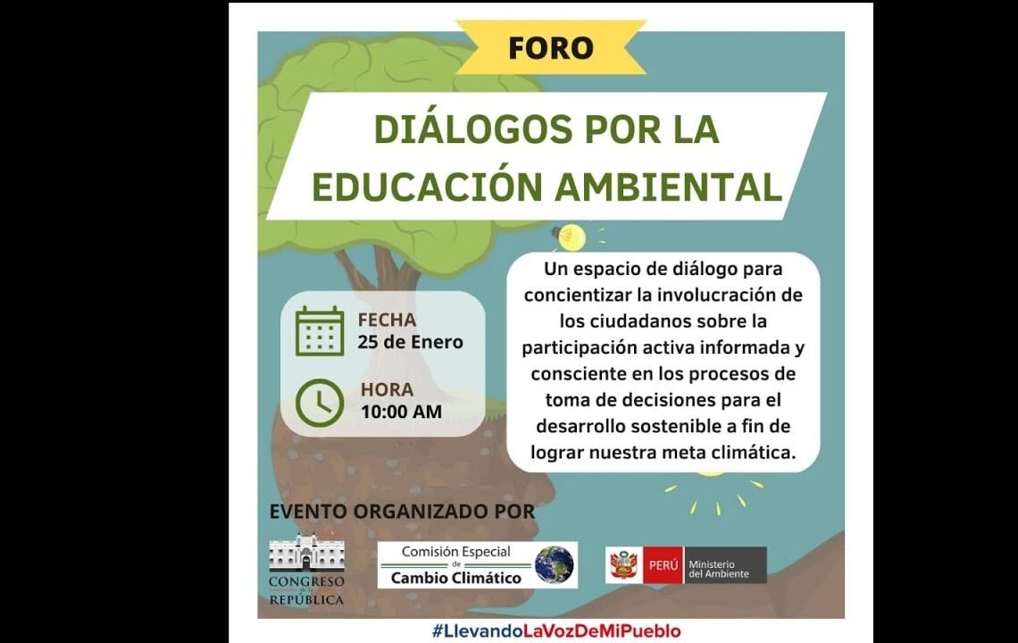 Foro: Diálogos por la Educación Ambiental