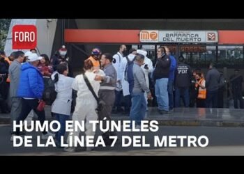 ¿Cuál es la posible causa del incidente en Línea 7 del Metro?