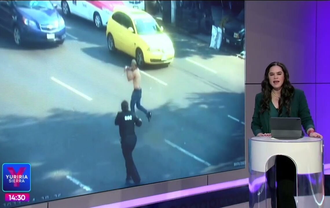 Ascienden a policía que abatió a un asaltante en calles de Iztapalapa | Noticias con Yuriria Sierra