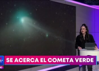 El cometa verde ya se puede apreciar; así se ve en fotos y videos | Noticias con Yuriria Sierra