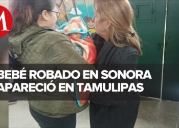 Encuentran en Tamaulipas a bebé reportado como desaparecido en Sonora