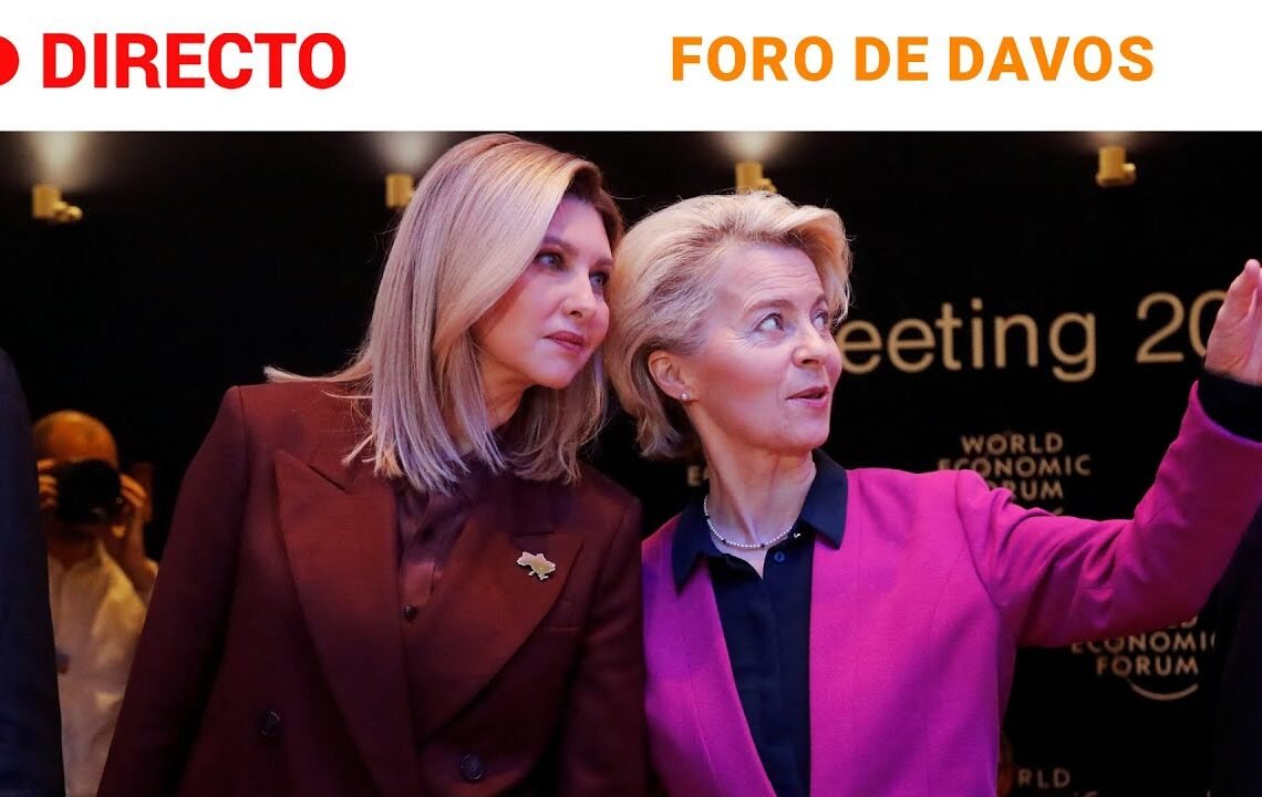 DAVOS: VON DER LEYEN y ZELENSKA inauguran una CITA ECONÓMICA marcada por la GUERRA | RTVE