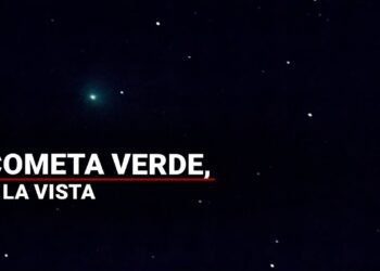 ¡Así se vio el histórico COMETA VERDE sobre la Tierra! ☄️