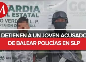 Detienen a hombre que disparó contra policías en San Luis Potosí