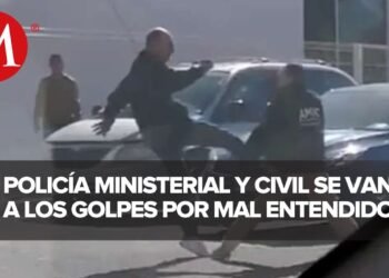 En Sonora, captan a policía ministerial en riña con civil; involucrados piden disculpa