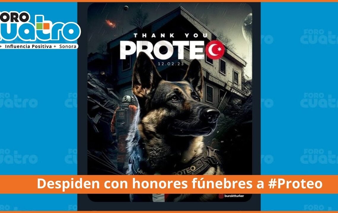 Despiden con honores fúnebres a #Proteo