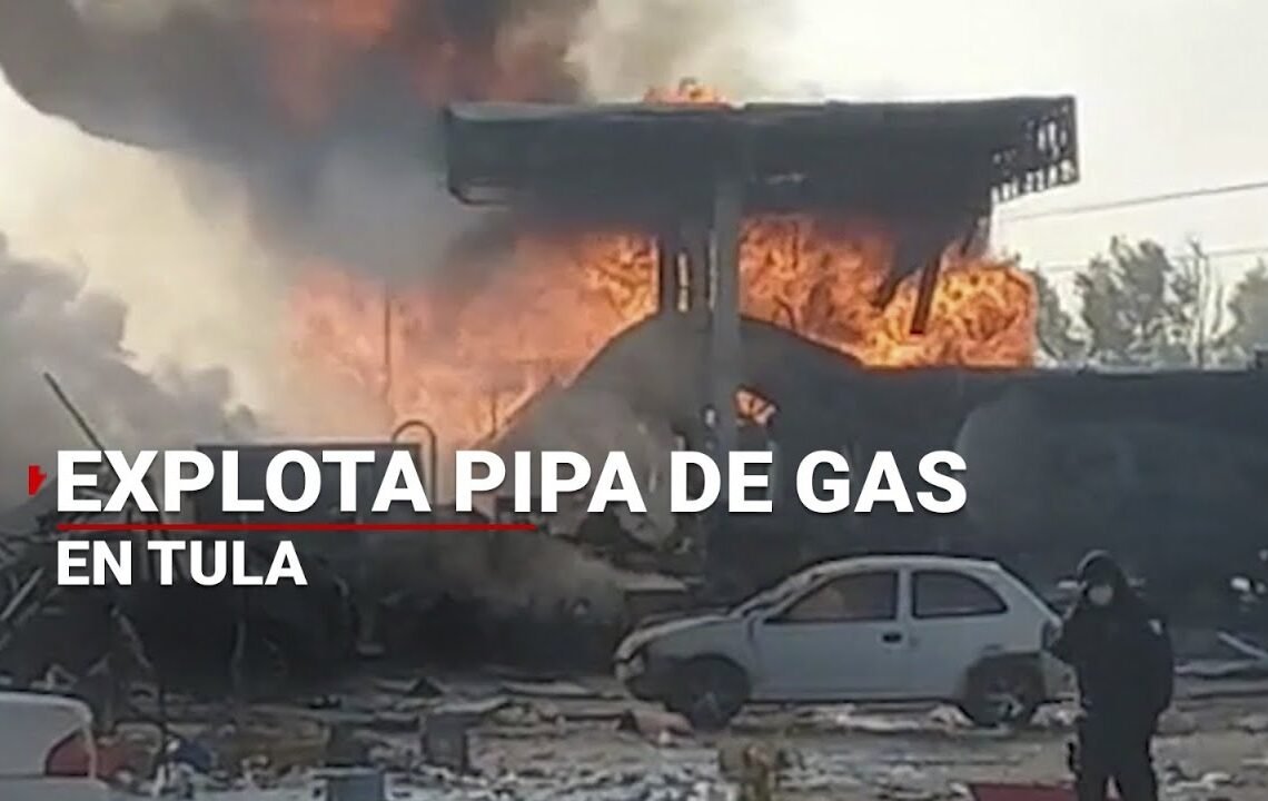 Momento de la explosión en gasolinera de Tula; confirman 2 muertos | #Alerta