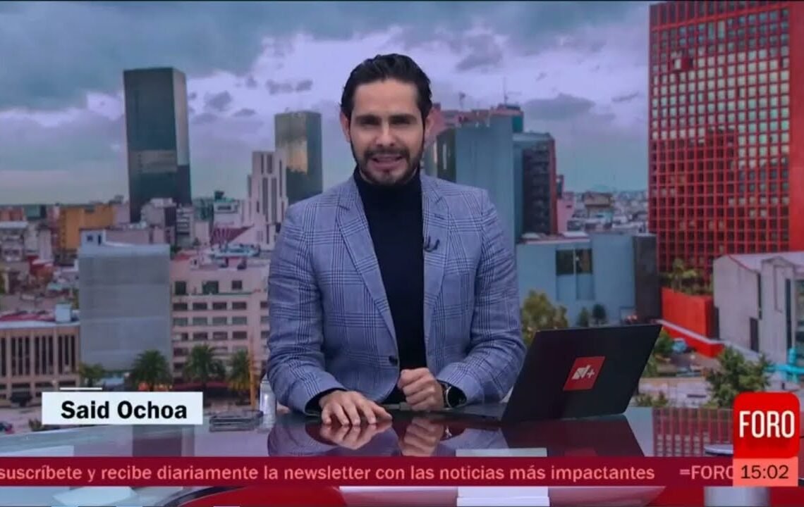 Escalada do “Las Noticias” com Said Ochoa na Foro TV – Televisa 01/01/2023