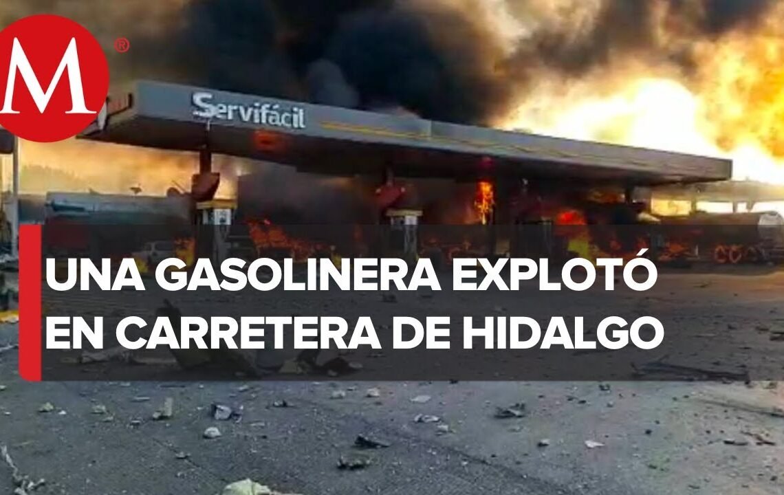 Explota pipa en gasolinera de Tula, Hidalgo
