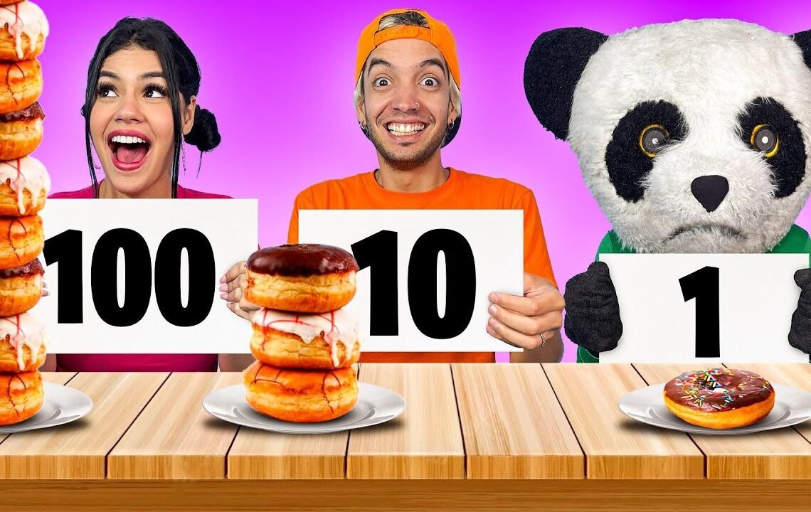 COMIENDO 100 CAPAS DE DULCES CHALLENGE !! COMIENDO 100 CAPAS DE DULCES CHALLENGE !!