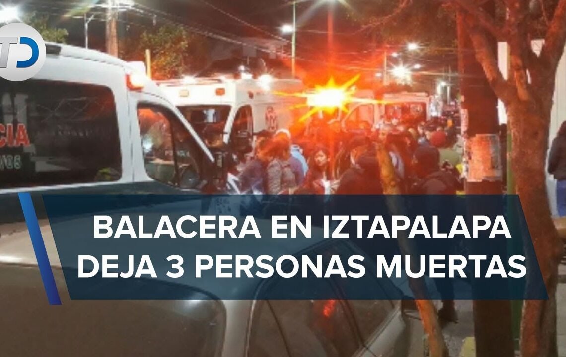Balacera en fiesta patronal en Iztapalapa deja tres muertos y 10 heridos; hay un detenido