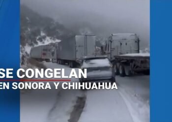 Sonora y Chihuahua se CONGELAN | Se registran temperaturas BAJO CERO